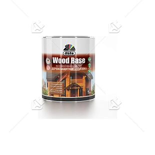 Грунт для защиты древесины Dufa Wood Base с биоцидом бесцветная 1 л.