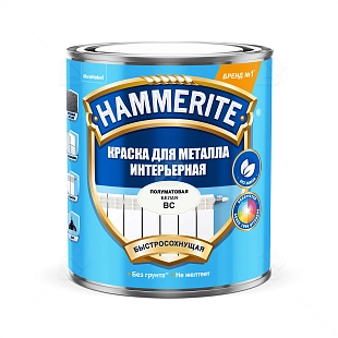 Краска для металлических поверхностей интерьерная Hammerite база BC 0,9 л.