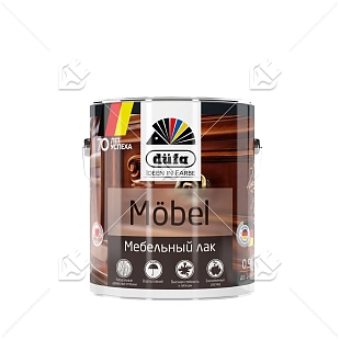 Лак мебельный Dufa MOBEL бесцветный 0,9 л
