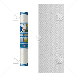 Стеклообои под покраску Oscar Ромб 1х25 м.