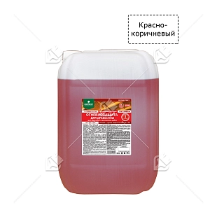 Состав огнезащитный для древесины  красно-коричневый 30 л. пожарный сертификат ГОСТ