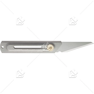 Нож хозяйственный Olfa с выдвижным лезвием нержавеющая сталь 20 мм.