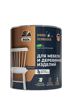 Эмаль для мебели и деревянных изделий Dufa акриловая матовая база 3 1,75 л