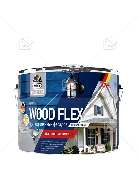 Краска фасадная Dufa Premium Wood Flex база 1 полуматовая 9 л