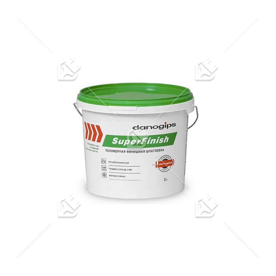 Шпатлевка для внутренних работ полимерная Danogips SuperFinish (3л/5кг)