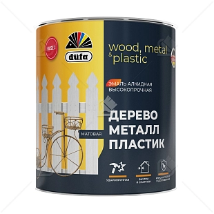 Эмаль универсальная алкидная Dufa Дерево металл пластик матовая база 3 0,65 л