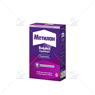 Клей обойный для виниловых обоев Метилан Винил Премиум без индикатора 250 г